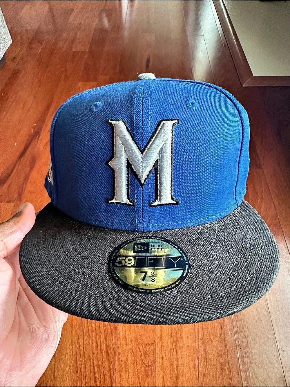 New Era Milwaukee Brewers New Era County Stadium 1953-1999 59FIFTY Fitted Hat